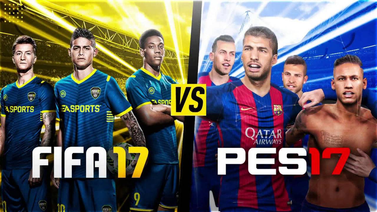 FIFA 17 vs. PES 2017