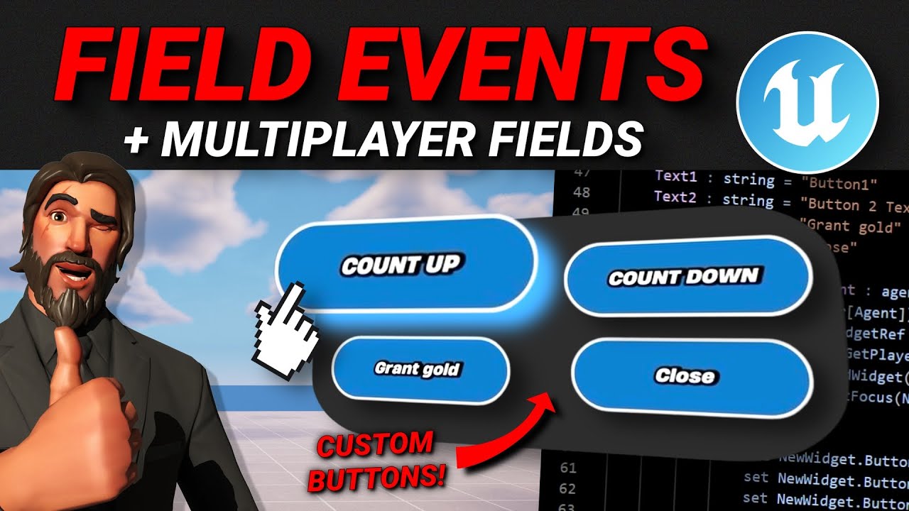 Creating VERSE FIELD EVENTS + Multiplayer Fields for HUDs in Fortnite Creative/UEFN! (Full Tutorial)