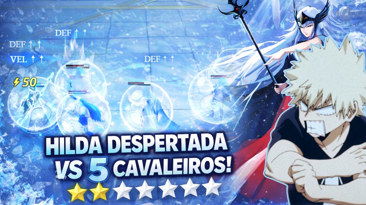 SAINT SEIYA EX TESTANDO A HILDA 7 ESTRELAS DESPERTADA | HILDA GAMEPLAY 