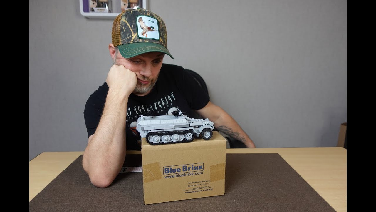 Für Geübte Blue Brixx 100733 SdKfz - 251 Hanomag Aufbau + Review