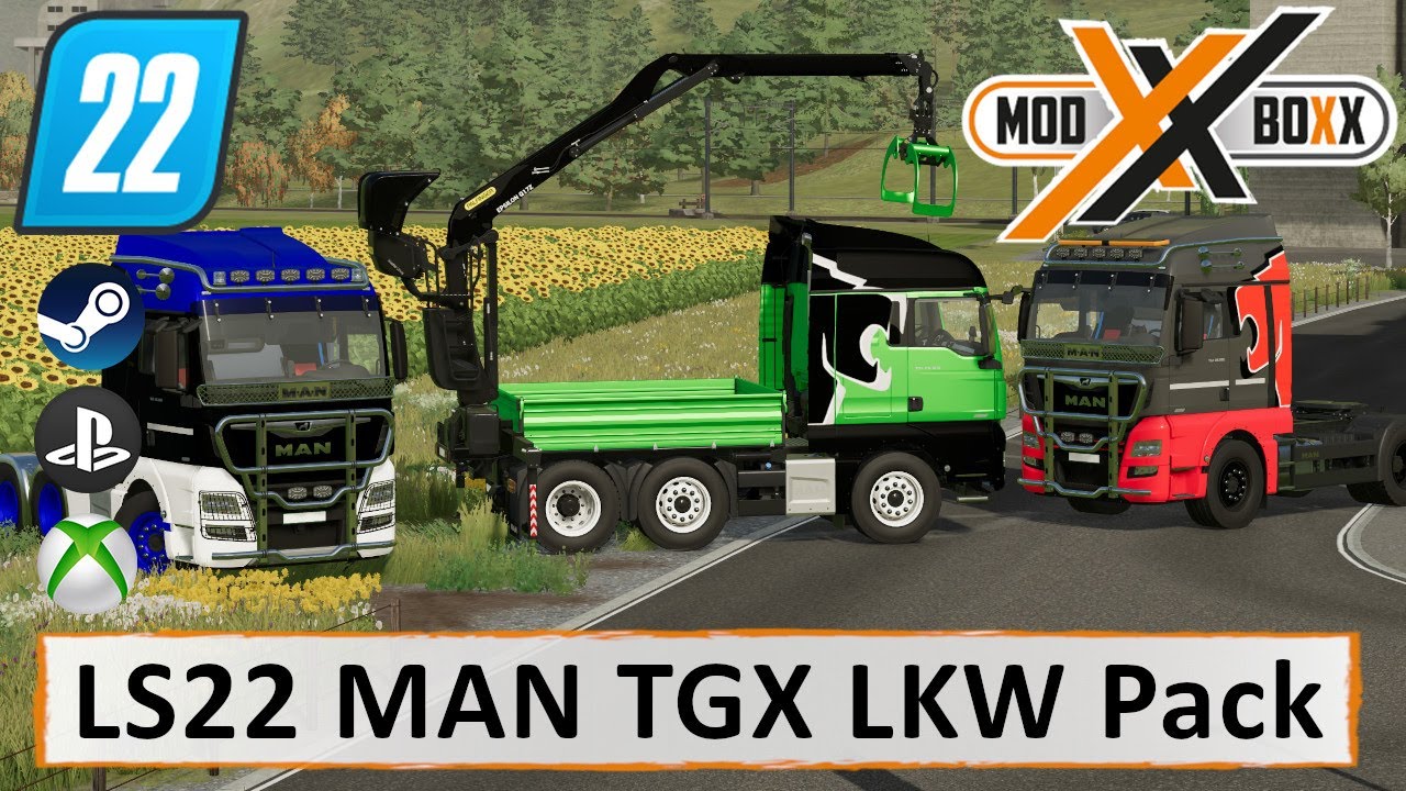 LS22 Mods | MAN TGX LKW Pack | Landwirtschafts Simulator 22 |