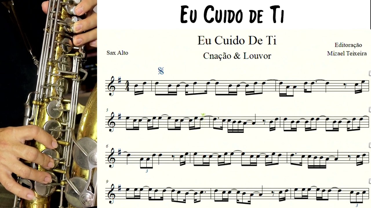 Eu Cuido de Ti - Partitura - Sax Alto
