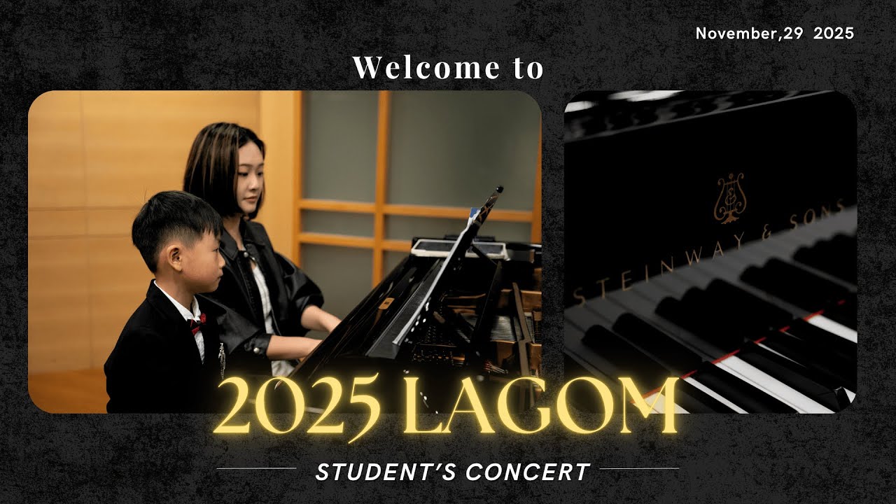 【 2025 LAGOM音樂會 】翁品弦 —— 蓮花＋遛狗去 組曲🎹