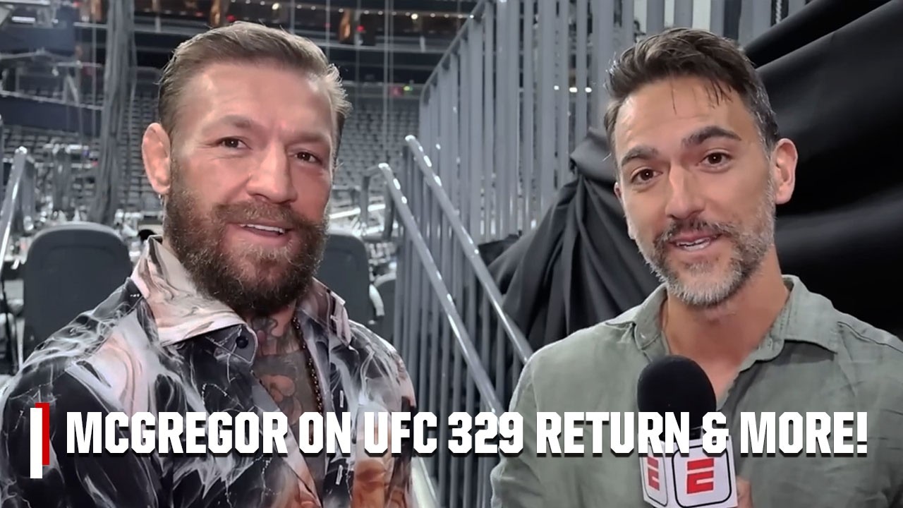 &lsquo;THE MAC IS BACK!&rsquo; 🙌 Conor McGregor UFC 329 EXCLUSIVE Interview 💪 🇮🇪  | ESPN UK