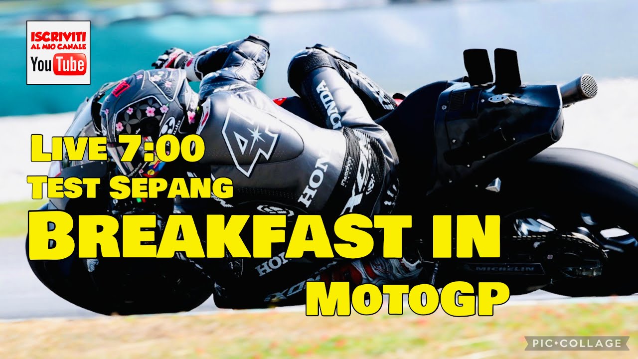 #motogp 2026 Test Sepang Breakfast in MotoGp 😊💪🏻