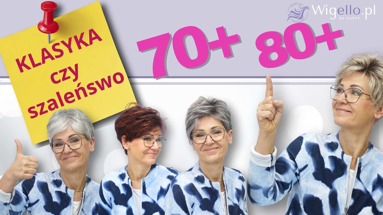 Piękne peruki dla kobiet 65+, 70+, 80+ | Klasa, komfort i styl w każdym wieku