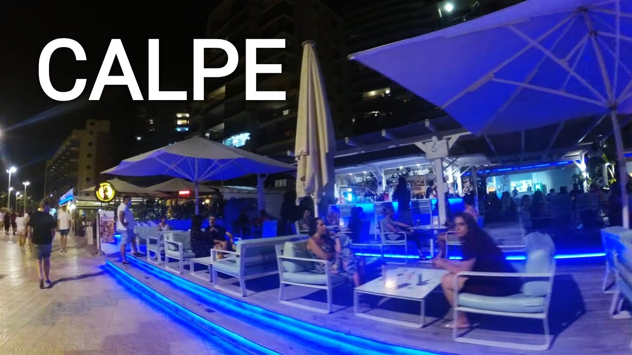 CALPE - Spain - Nightlife - Promenade of Calpe - Vida Nocturna