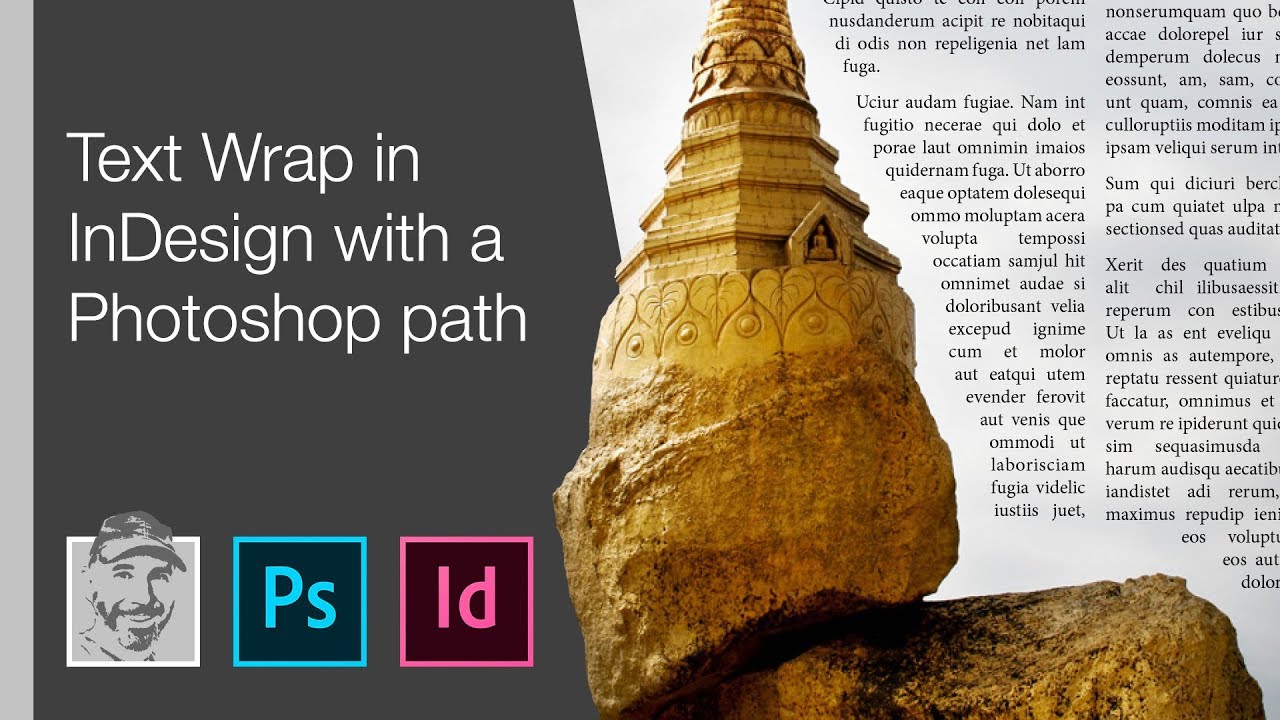Text Wrap in InDesign with a Photoshop path