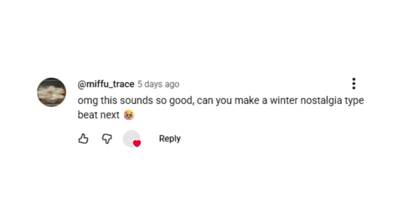 winter nostalgia type beat