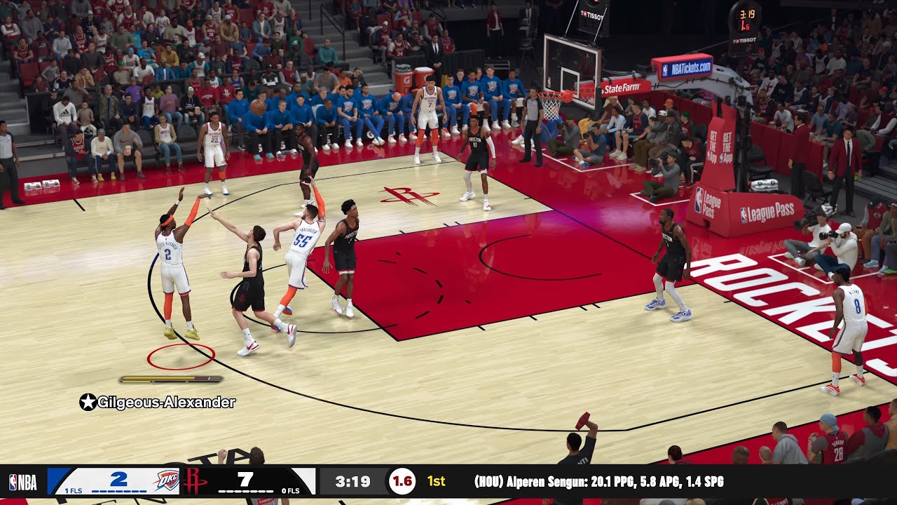 NBA 2K26 Gameplay (PS5) Thunder vs Rockets Hall of Fame Difficulty