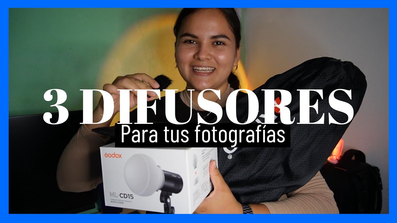 3 Difusores 3 Iluminaciones diferentes para tus fotografías