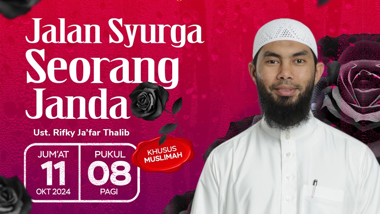 🔴JALAN SURGA SEORANG JANDA !!? -  Ustadz Rifky Ja'far Thalib