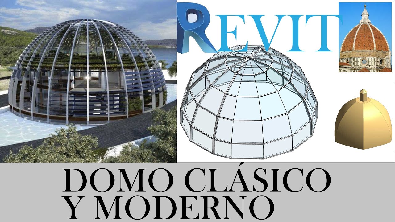 DOMO O CUPULA CLASICA Y MODERNA EN REVIT - TUTORIAL