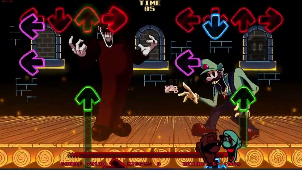 FNF Mario's Madness V2 - OH GOD NO REMIX BUT MX VS Mr. L (V1)