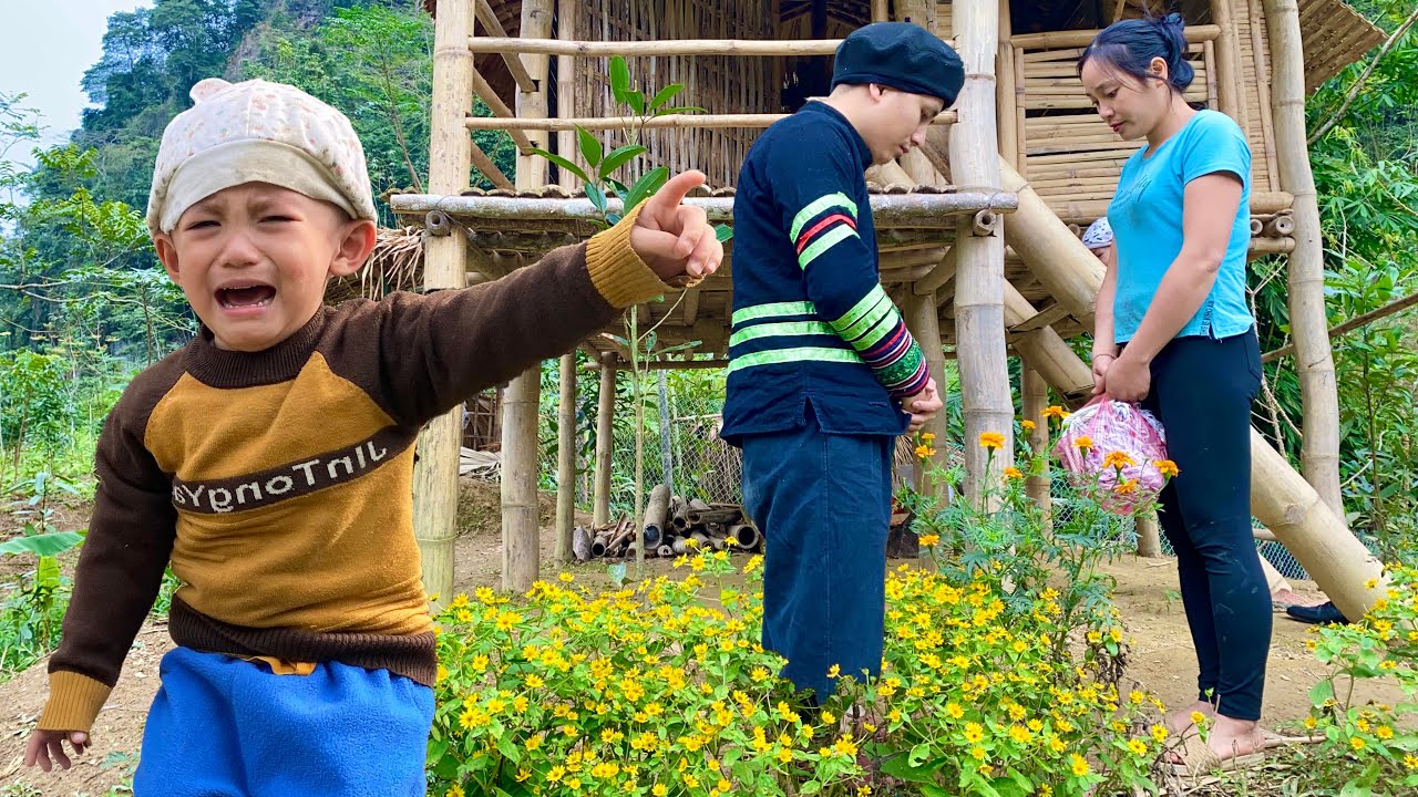 The 17-year-old single mother completed the chicken coop - he finally spoke his mind