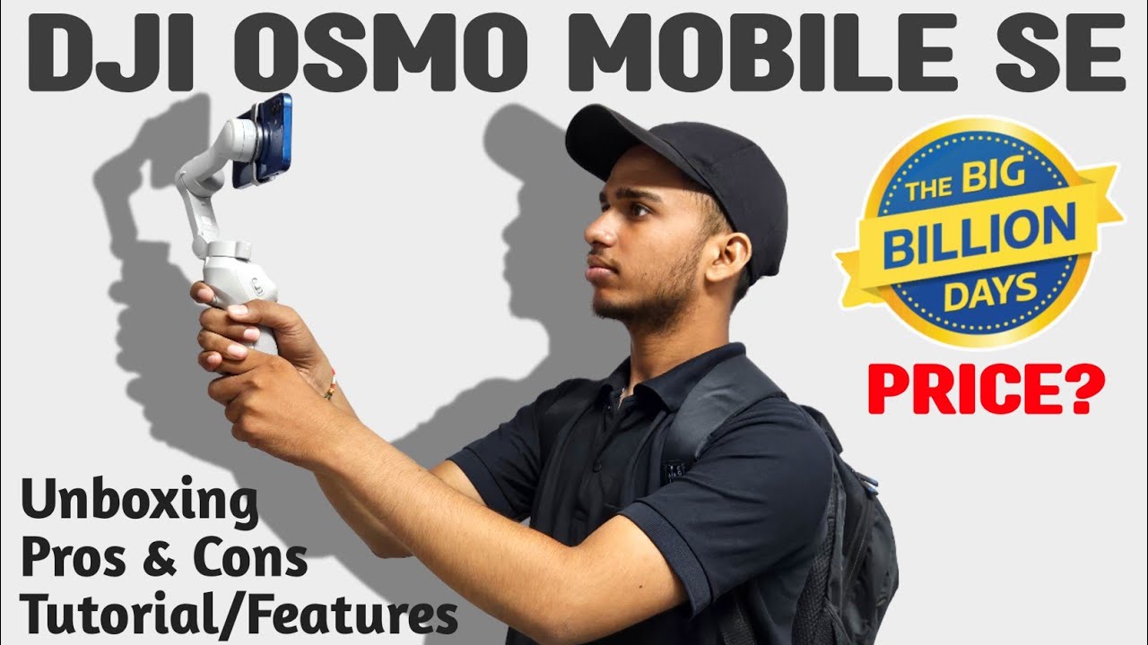 DJI Osmo Mobile Se Gimbal Review | Gimbal Tutorial | Gimbal Pros And Cons | Big Billion Days #gimbal