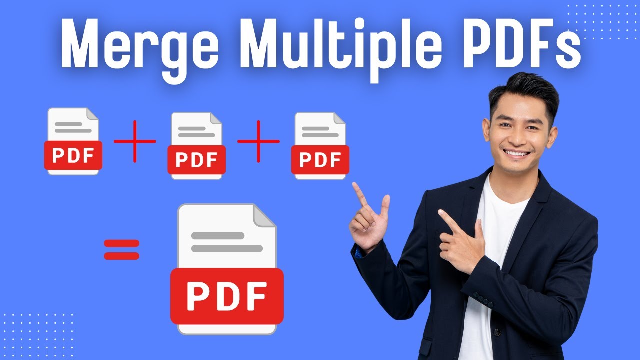Как объединить PDF-файлы в один | Объединение PDF на ноутбуке | Бесплатно и безопасно