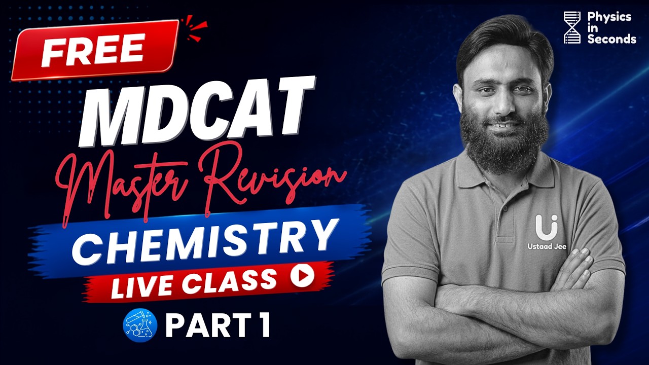 Free MDCAT | Master Revision Chemistry Live Class | Part - I