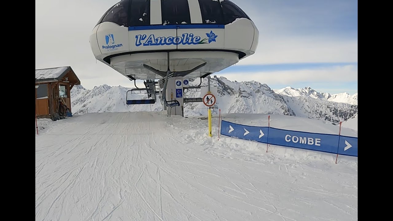Pralognan La Vanoise ski run. From the top!