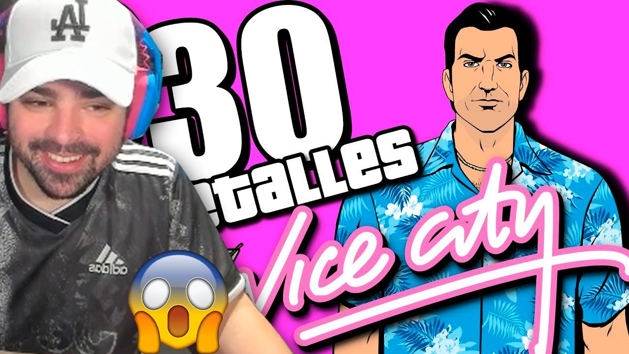 30 DETALLES ALUCINANTES de GTA VICE CITY - BANANIROU REACCIONA 😱👻