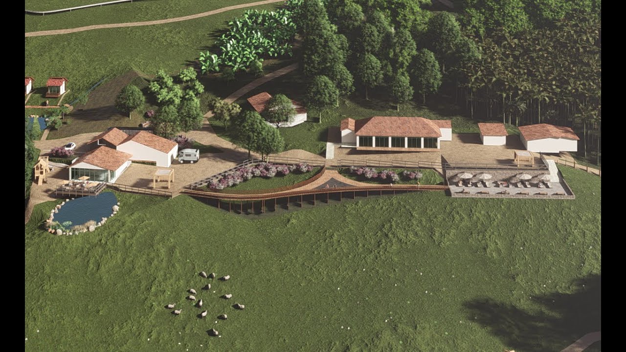 Estudo de Propriedade Rural - Projeto de Pousada - Recanto Sobragi
