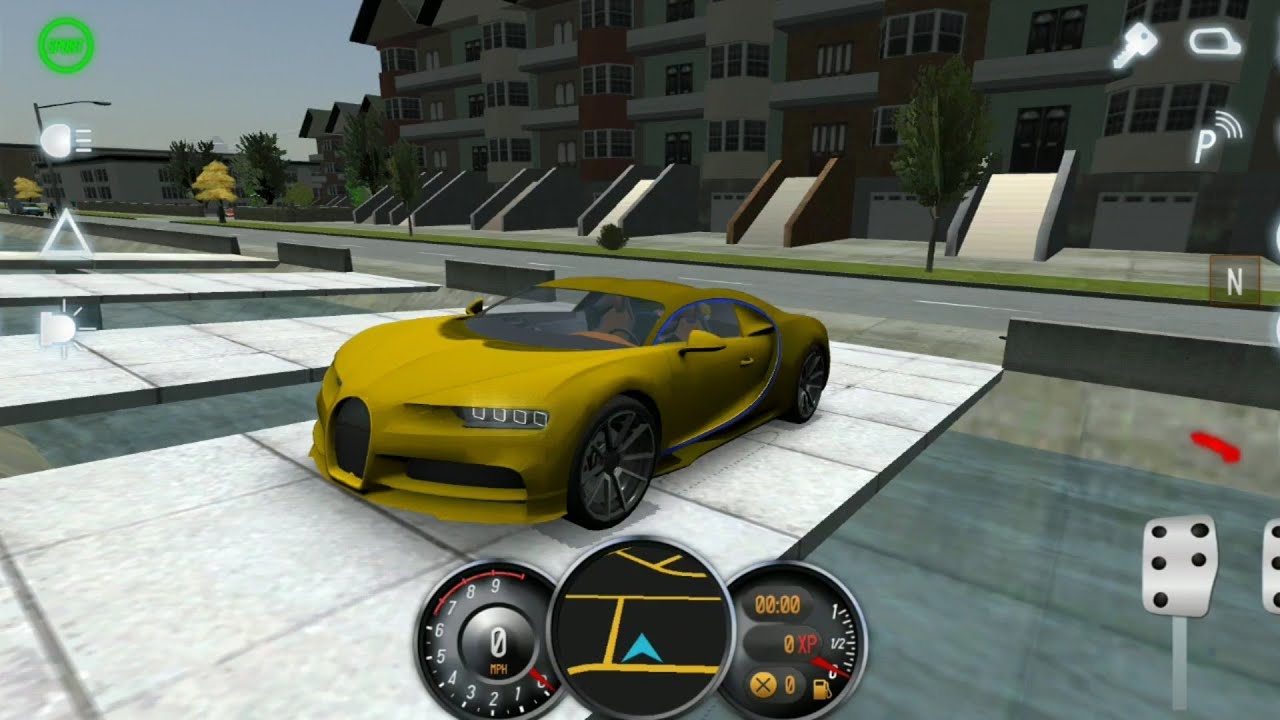 Driving School 2017 - Bugatti Chiron GamePlay