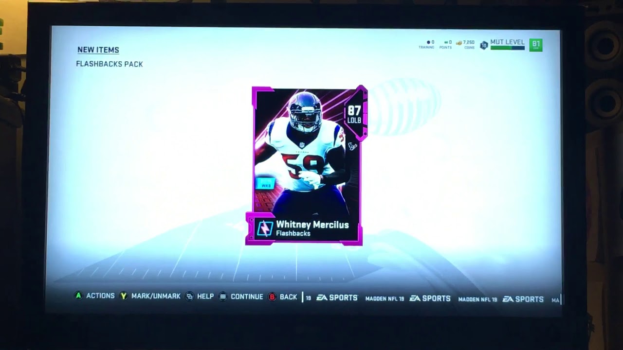 Madden 19 Flashback Pack Opening