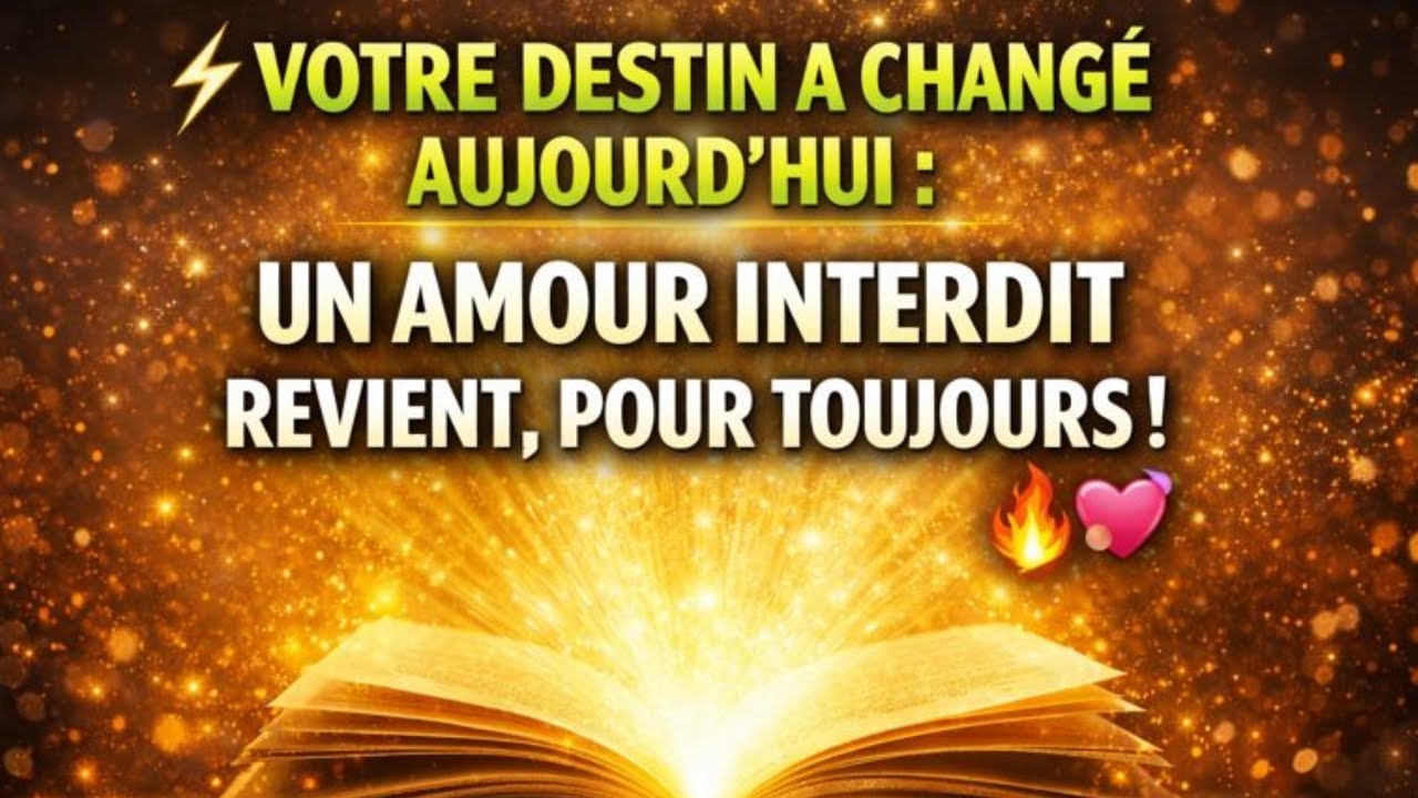 ⚡ VOTRE DESTIN A CHANGÉ AUJOURD'HUI : UN AMOUR INTERDIT REVIENT, POUR TOUJOURS ! 🔥💞