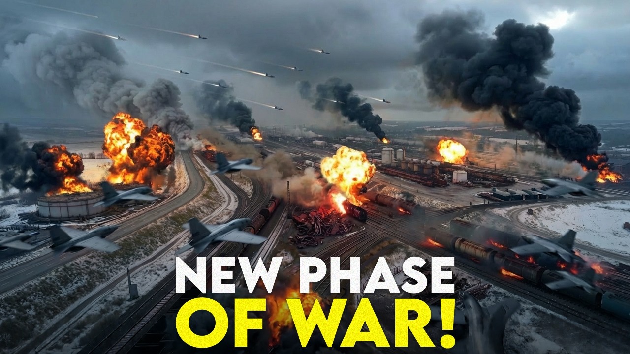 Strategic Shift: Russia Moves From Power Grid Attacks to Supply-Line Disruption!