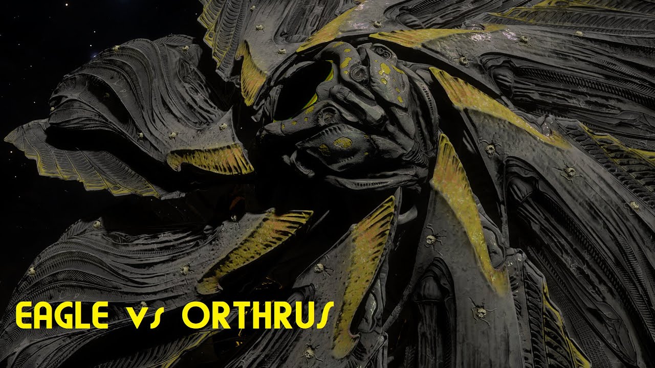Elite Dangerous - Eagle vs Thargoid Orthrus