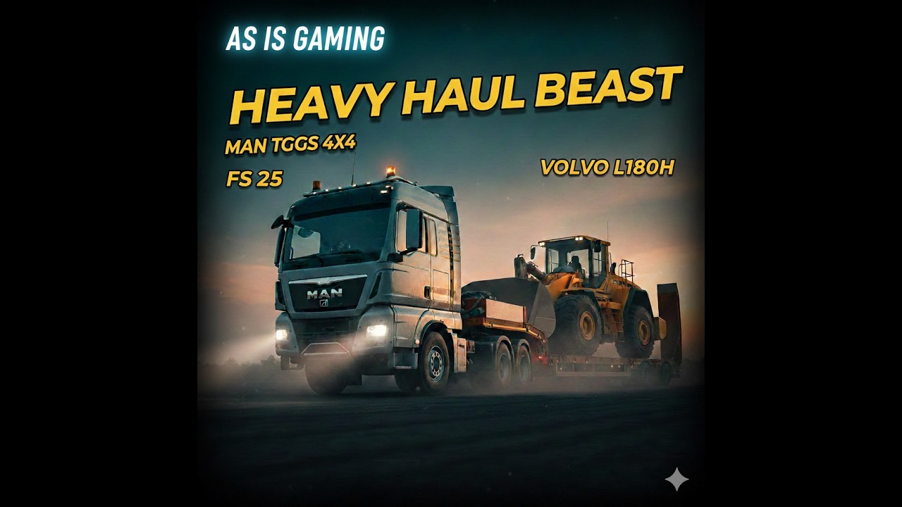 40 TON LOAD! Can the MAN TGS 4x4 Handle It? | Farming Simulator 25