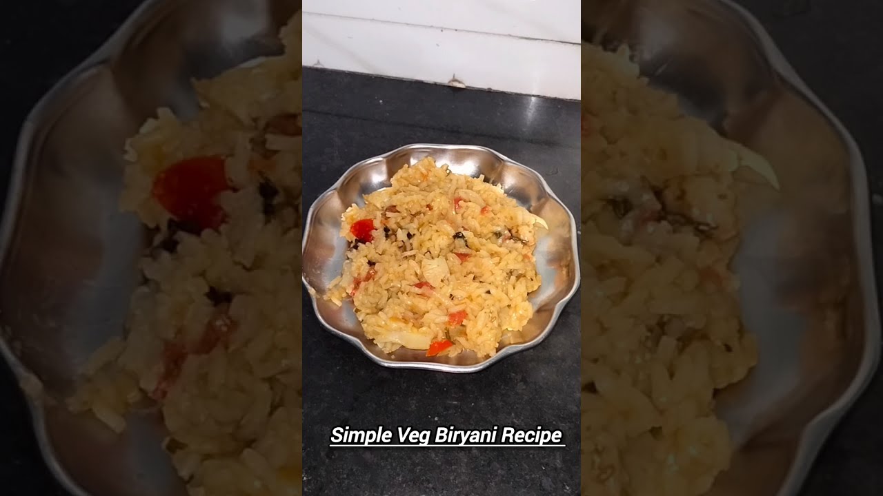 Simple Veg Biryani Recipe // ರುಚಿಯಾದ ವೆಜ್ ಬಿರಿಯಾನಿ ಮಾಡುವ ವಿಧಾನ // Veg Biryani in Pressure Cooker 
