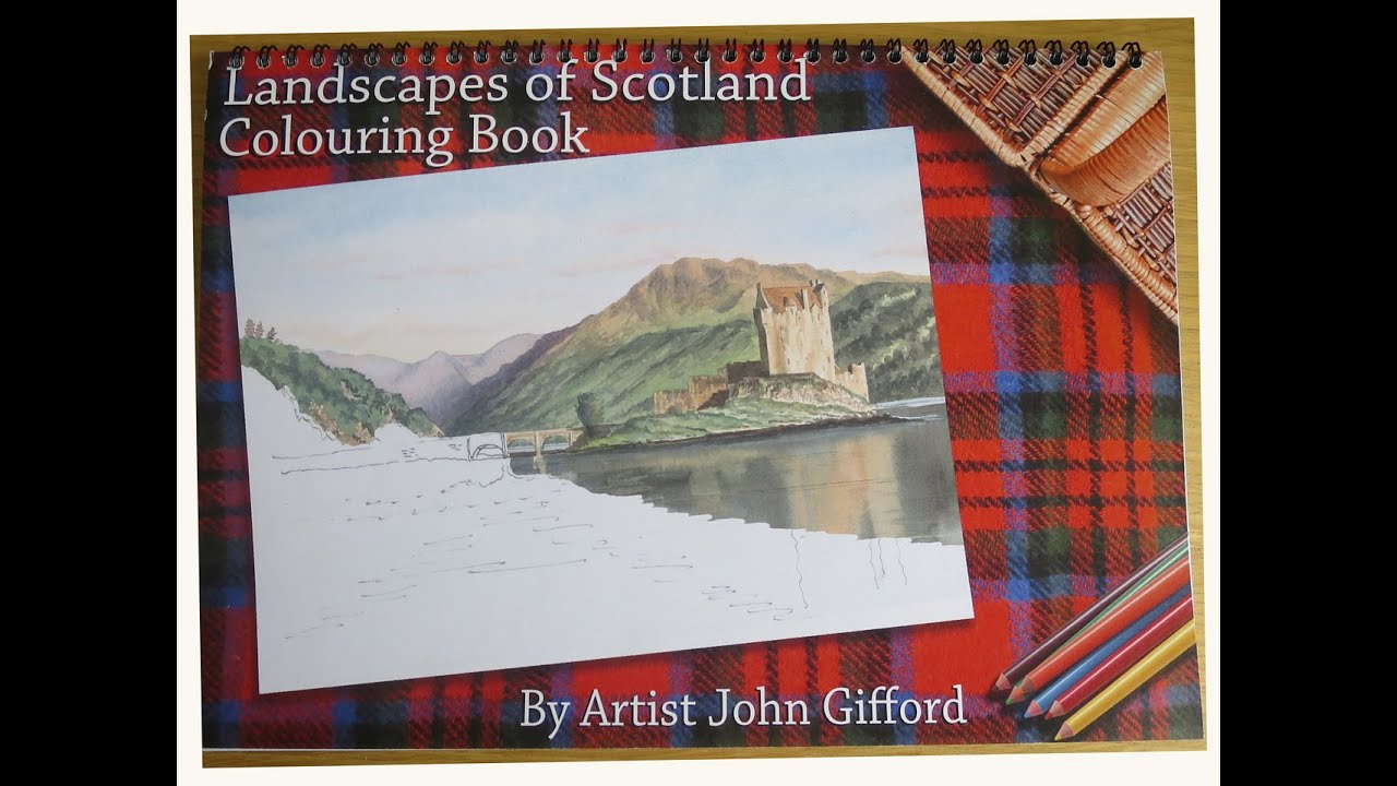 Landscape Colouring Book Demonstration                            John Gifford