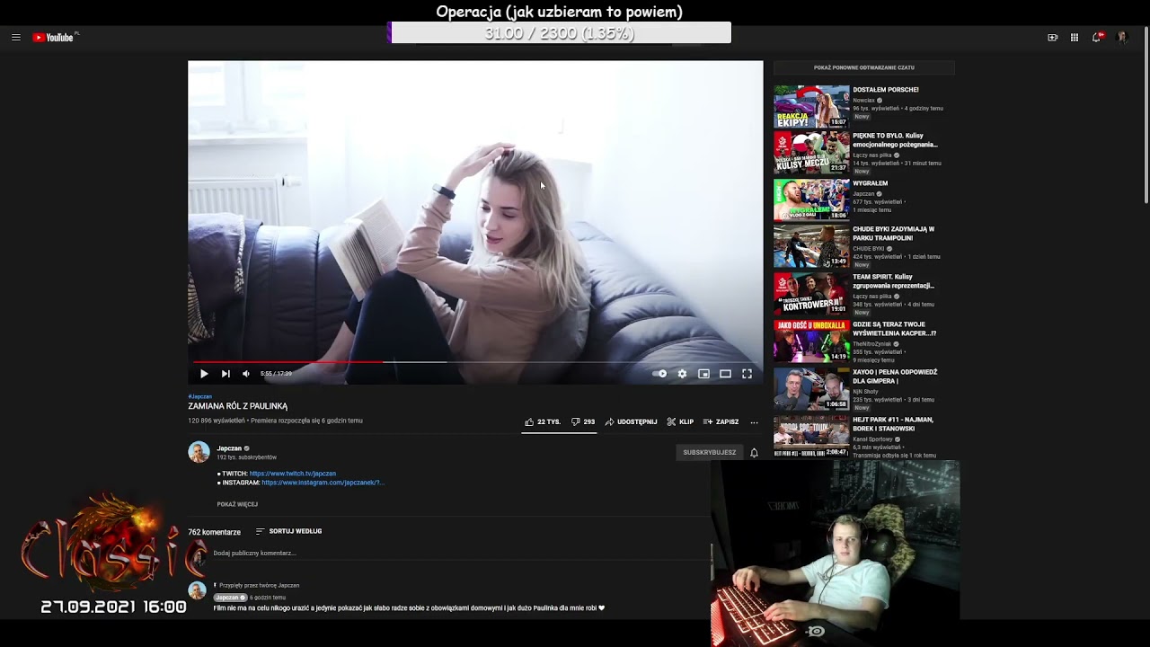 NITRO KOMENTUJE FILM JAPCZANA O ZAMIANIE R&Oacute;L Z PAULINKĄ