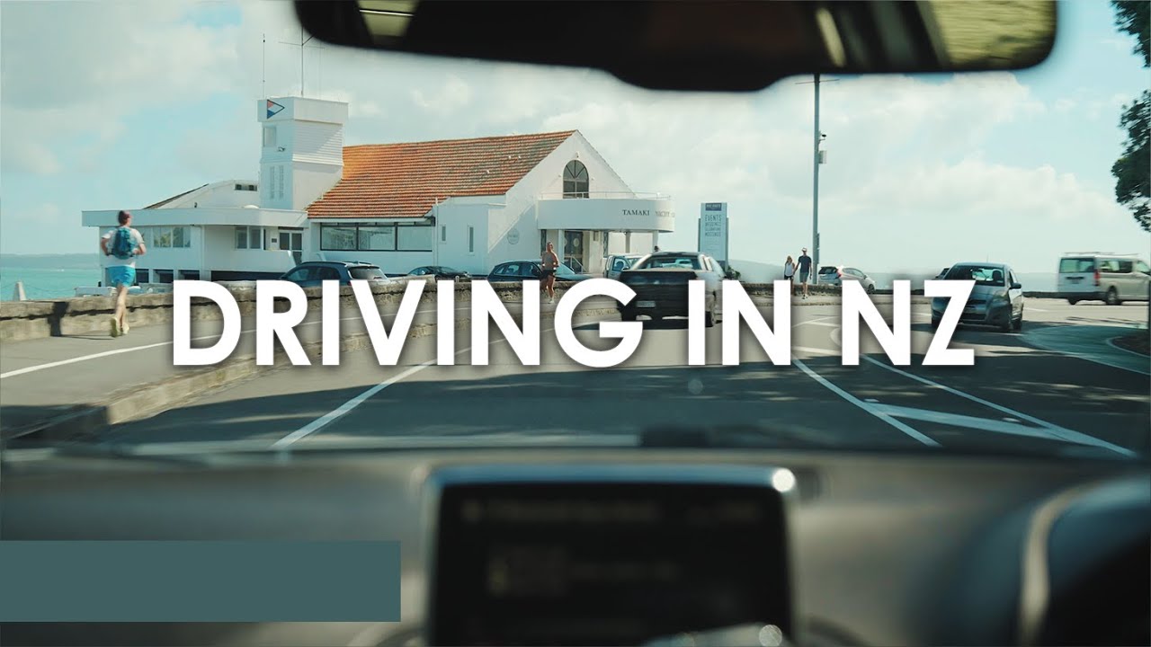 Driving in New Zealand | Tamaki Dr | 4K  | Relaxing Lo-fi Beats