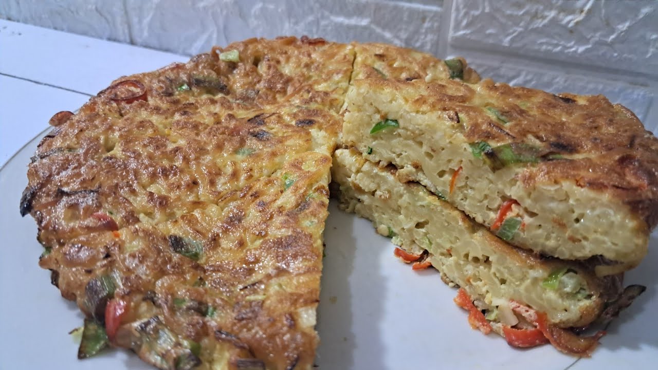 RESEP OMELET MIE TELUR yang ENAK PRAKTIS DAN MUDAH BUATNYA ‼️ OLAHAN MIE TELUR UNTUK SARAPAN‼️