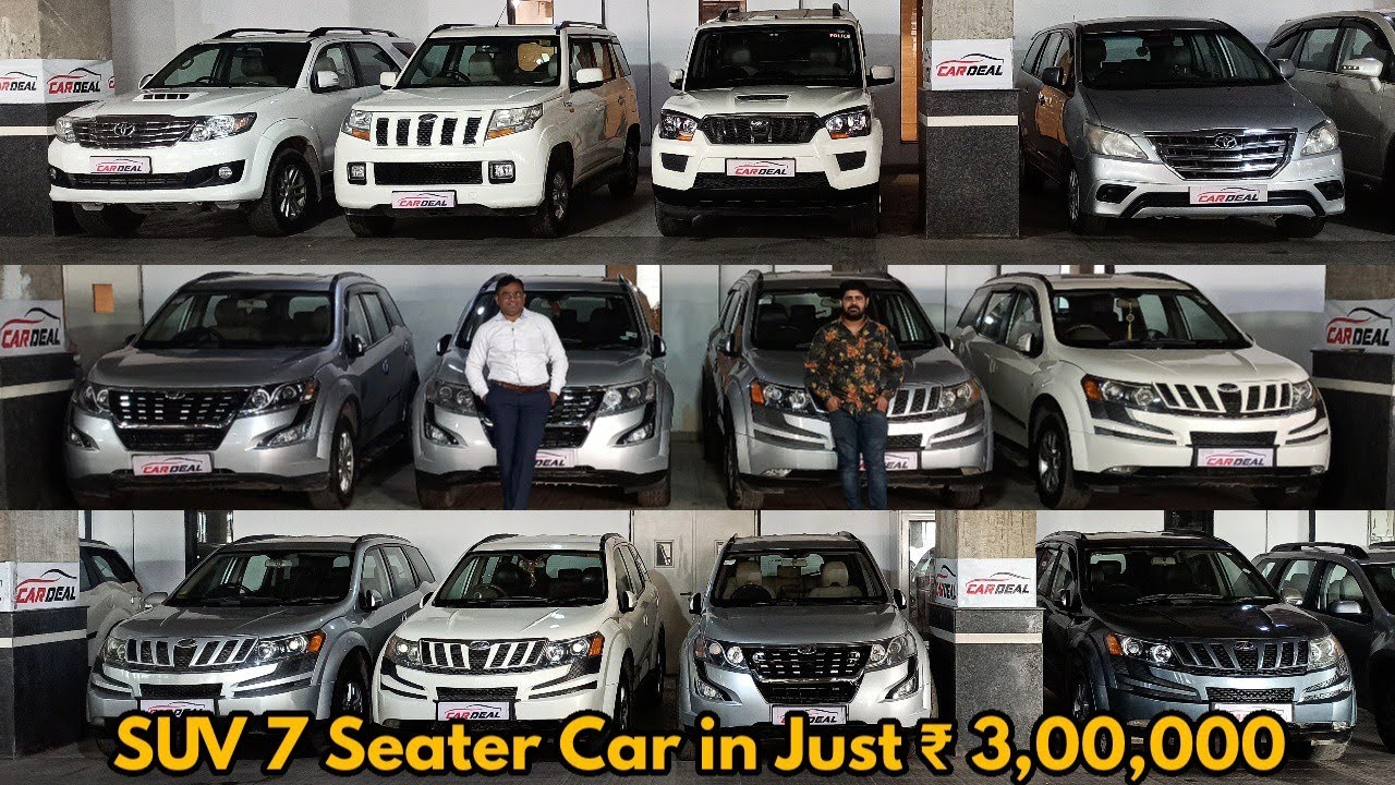 SUV 7 Seater Buffet at Car Deal | Starting only 3,00,00 | XUV500, Fortuner, TUV, Scorpio, Aria | NTE