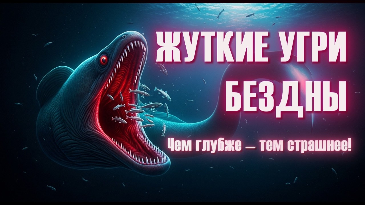 Жуткие угри глубин: почему они становятся кошмарами чем глубже опускаешься.