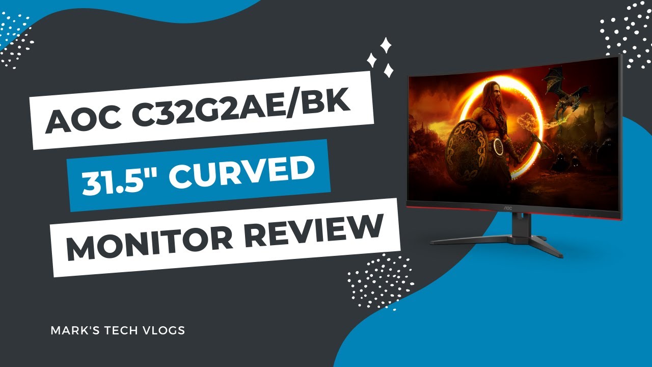 Recenzja zakrzywionego monitora AOC C32G2ZE/BK o przekątnej 31,5 cala