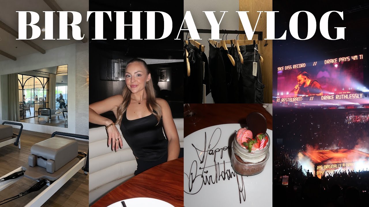 CELEBRATING MY 27TH BIRTHDAY 🥳 reformer pilates, Drake concert, shopping & more!