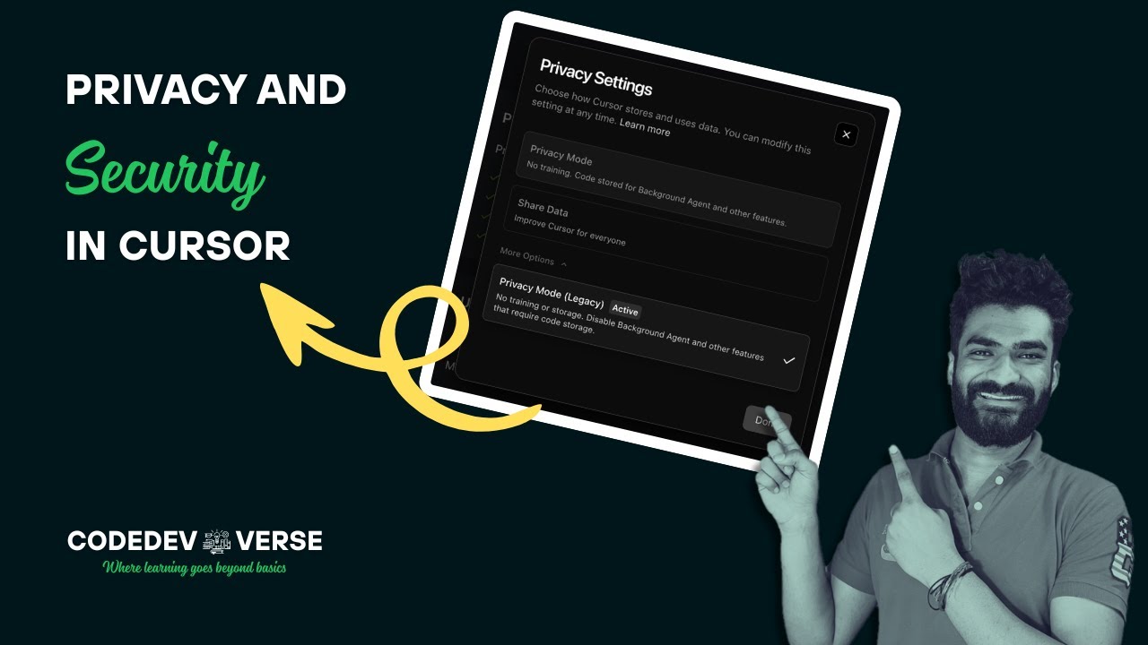 Privacy & Security in Cursor AI | Is Cursor Safe to Use? | Complete Data Protection Guide (2025)