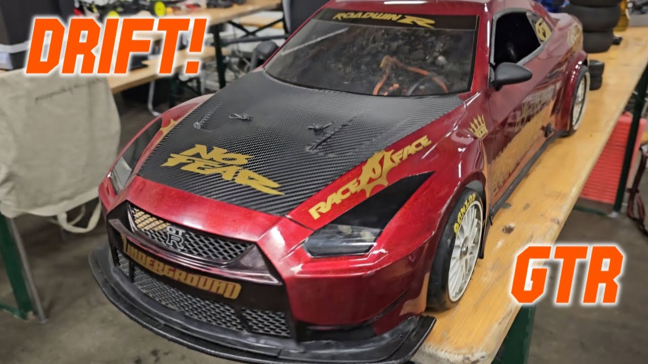 Skyline GTR Drift in der Messehalle! 19.Modell+Bahn Ausstellung Löbau 
