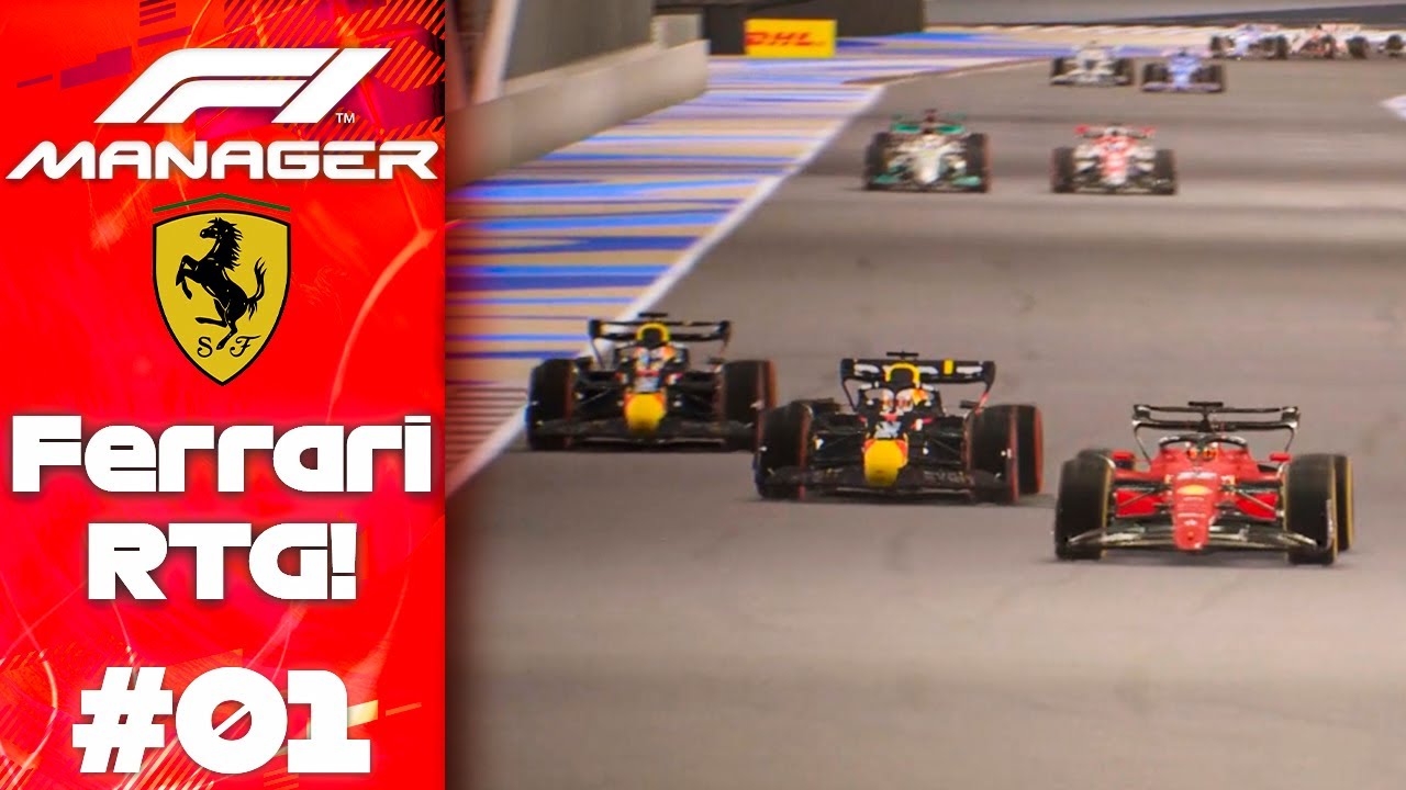 LET'S MAKE FERRARI GREAT AGAIN! F1 Manager Ferrari Career Mode Season 1 Round 1 Bahrain GP!