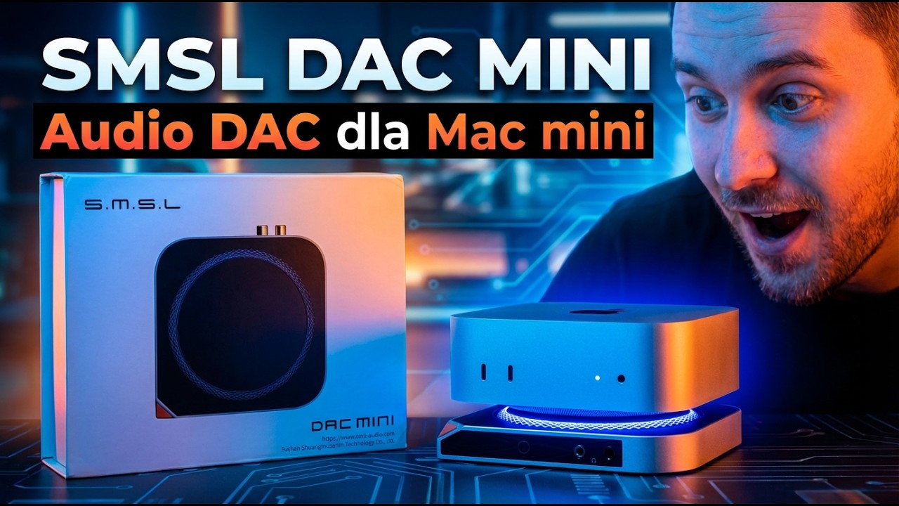 SMSL DAC MINI Audio DAC dla  Mac mini M4