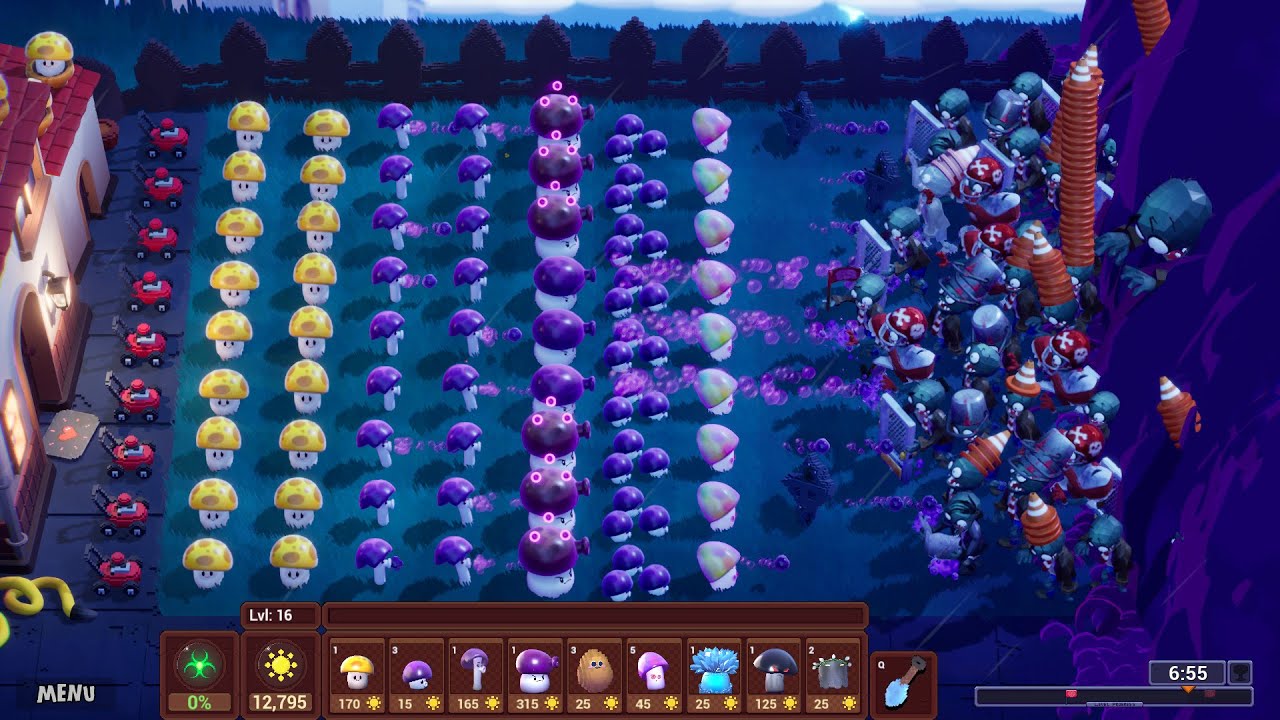 Plants vs Zombies 1 Nighttime in 3D | Unreal Engine 5 Fan Concept