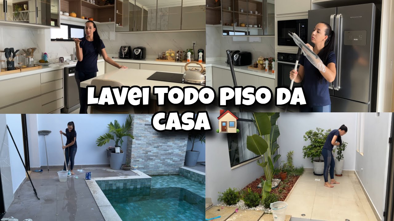Como faço a limpeza na minha casa GRANDE ? FAXINA em duas etapas 😅