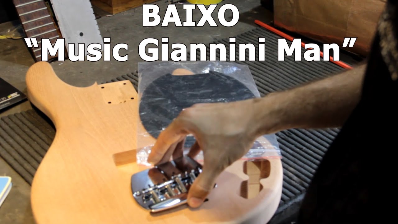 Baixo Giannini estilo Music Man: + kaiser + Schaller + Seymour Duncan + Goeldo . Brunelli Luthier