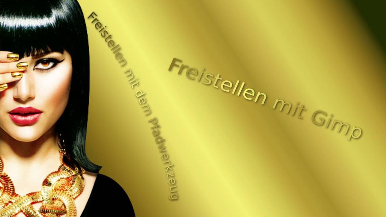 Flyer Tutorial 005 - Gimp - Freistellen mit dem Pfadwerkzeug