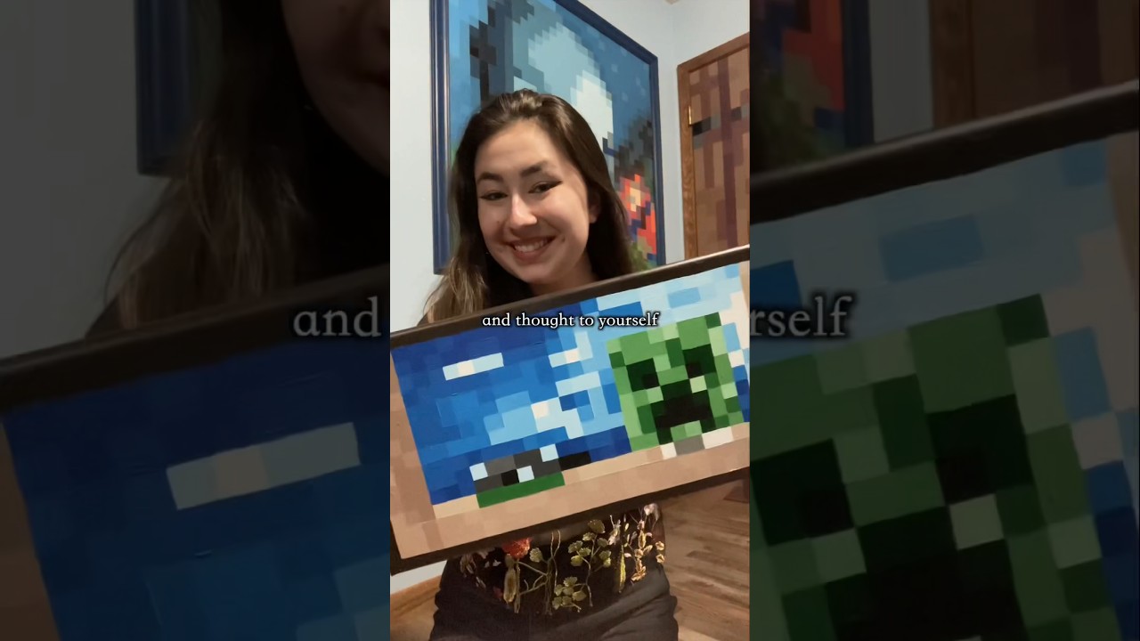 Уроки рисования в Minecraft