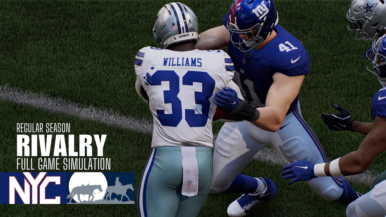 Giants vs. Cowboys | 2026 Rivalry Game | Madden NFL 26 Simulation